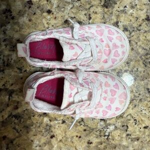Blowfish Pink Heart Kids Sneakers